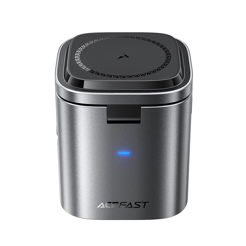 Φορτιστής Σταθμός με Καλώδιο USB-C Acefast Z9 QI 6in1, 80W, 1 x USB-C - 1 x USB-A, Μαύρο