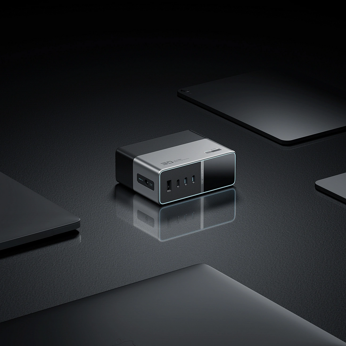 Φορτιστής Σταθμός Cuktech TA3005U, 300W, 1 x DC - 1 x USB-A - 3 x USB-C, Γκρι