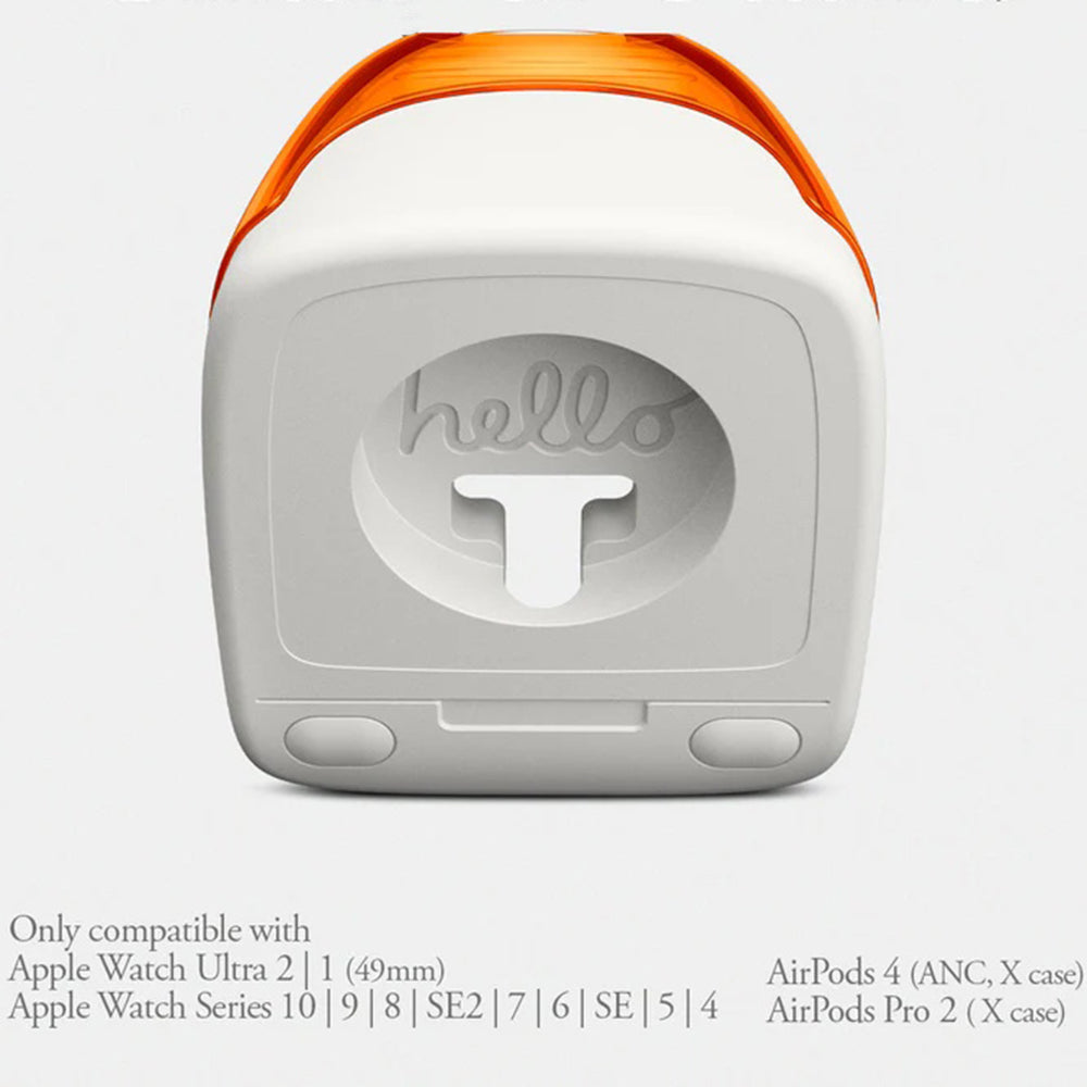 Βάση Spigen C1 Classic για Ασύρματο Φορτιστή Apple Watch Series, Πορτοκαλί