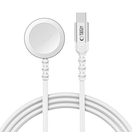 Καλώδιο φόρτισης Tech-Protect MC01 Ultraboost για Apple Watch Series, λευκό