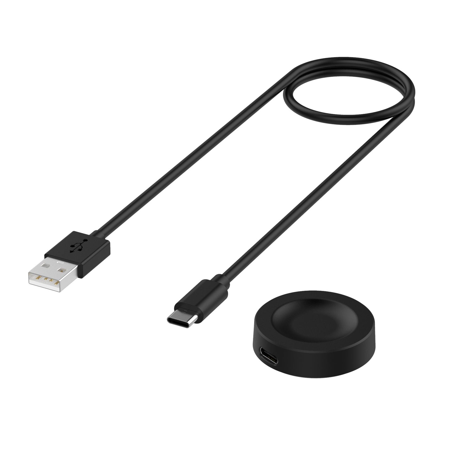Ασύρματος Φορτιστής Techsuit THC2 για Honor Watch / Huawei Watch Series, USB-A, Μαύρο