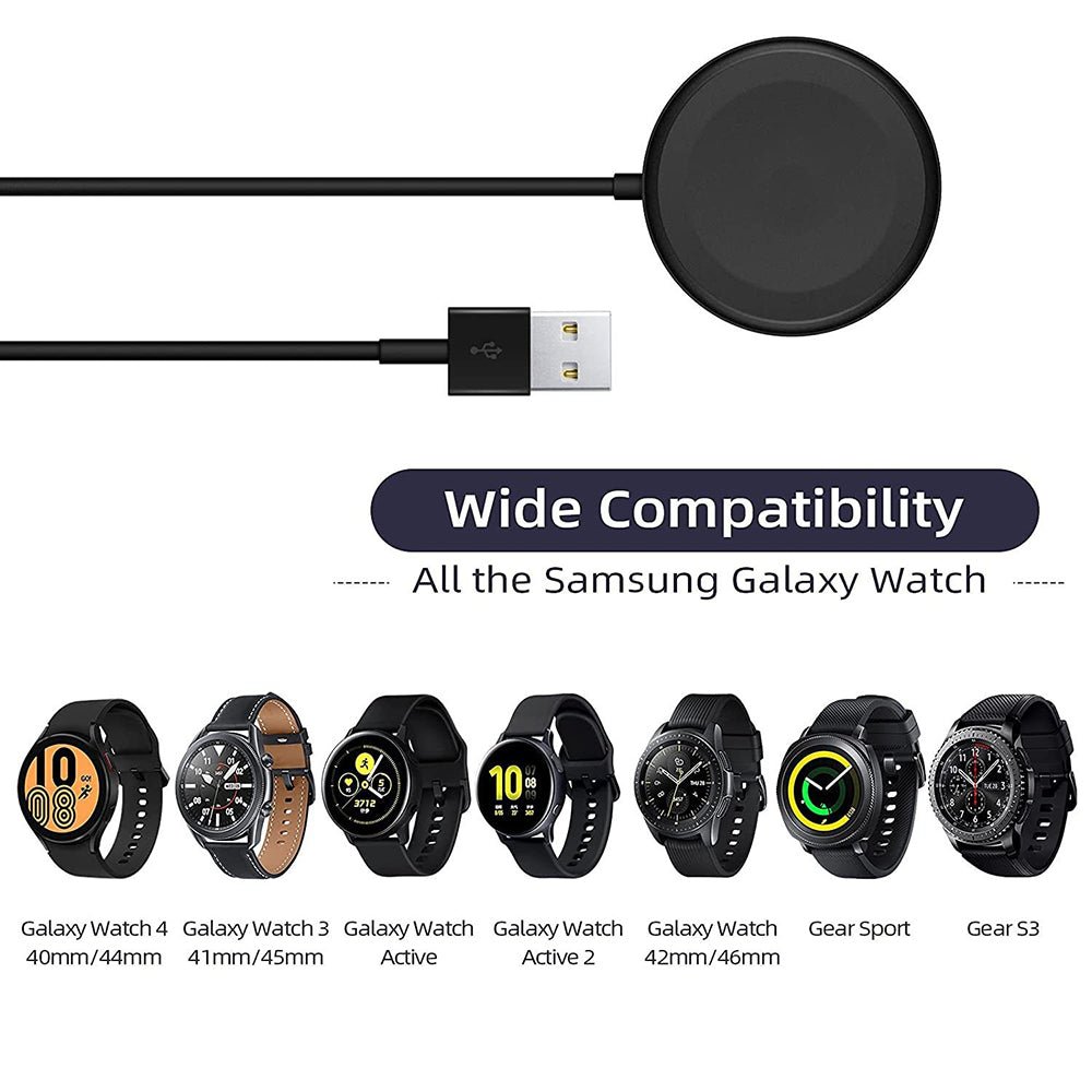 Ασύρματος Φορτιστής Techsuit TSC12 για Samsung Galaxy Watch Series, USB-A, Μαύρο