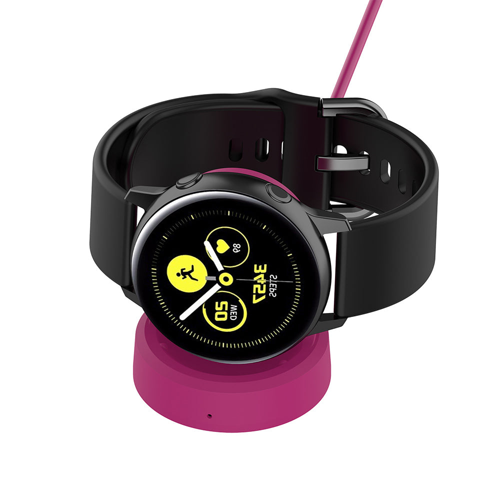 Techsuit TSC3 Wireless Charger for Samsung Galaxy Watch Series, USB-A, Black
