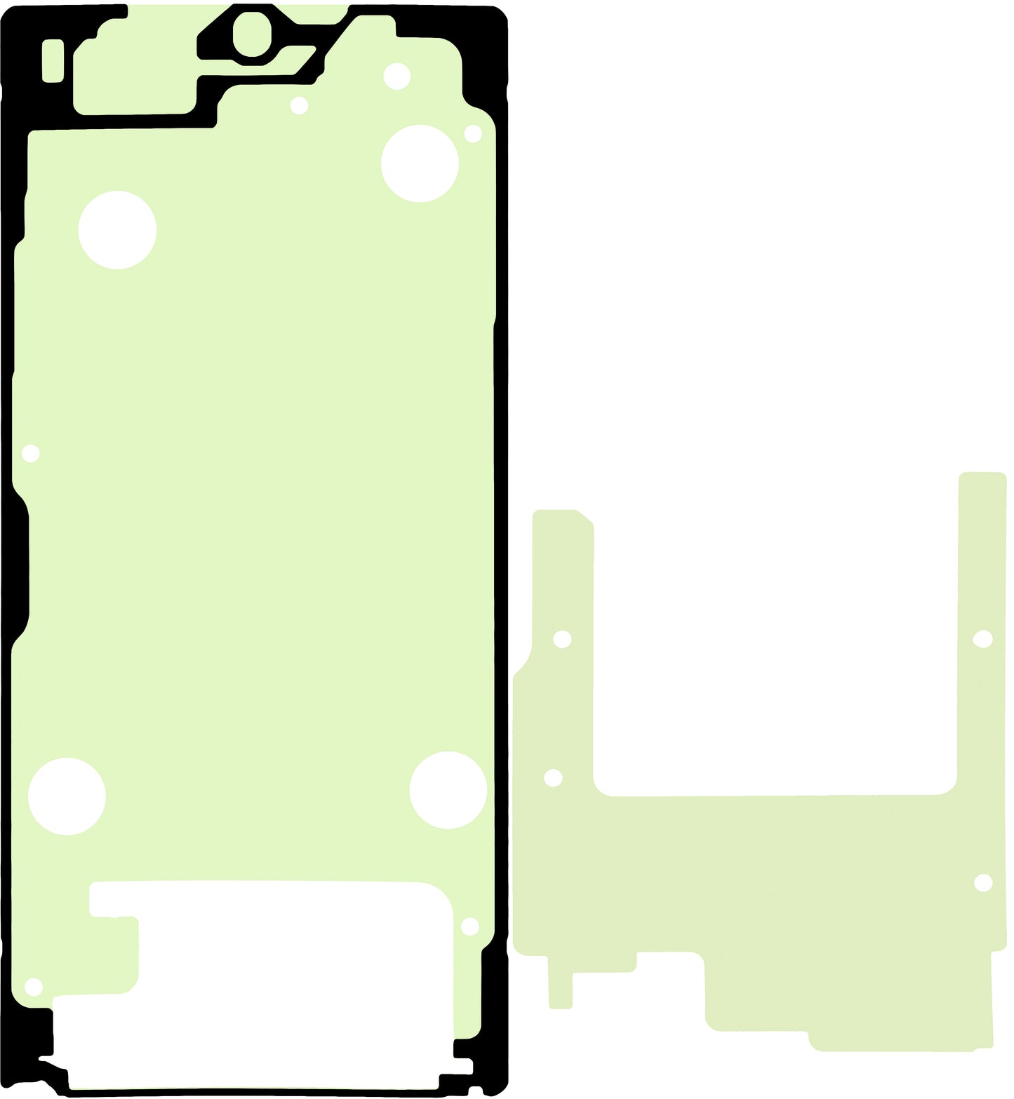 Kit Αυτοκόλλητο Οθόνης Samsung Galaxy S25 Ultra S938, Service Pack GH82-36522A