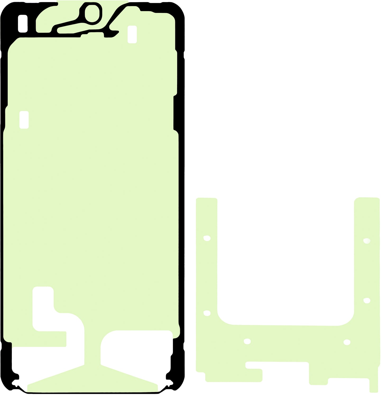 Kit Αυτοκόλλητο Οθόνης Samsung Galaxy S25+ S936, Service Pack GH82-36510A