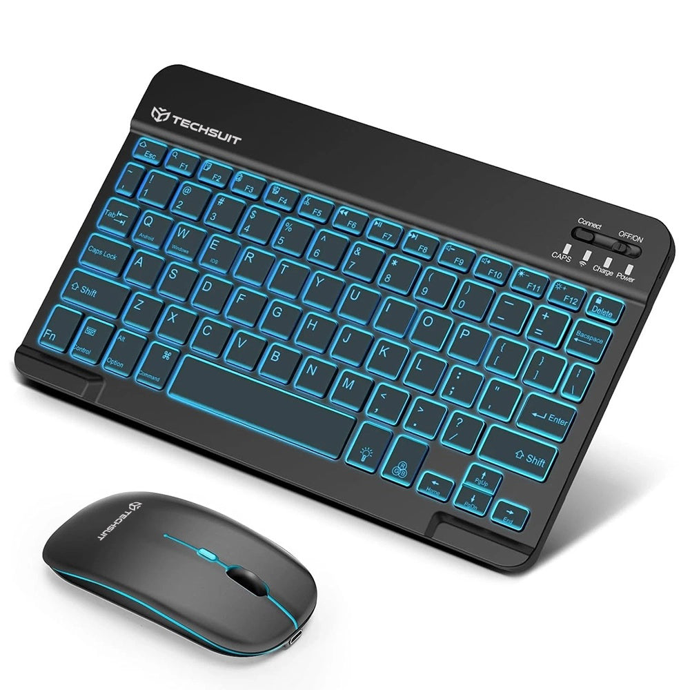 Σετ Ασύρματο Πληκτρολόγιο Ποντίκι Techsuit AirCombo WKM1, BT / Wi-Fi, Μαύρο
