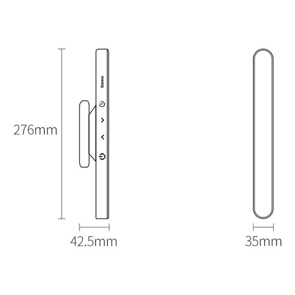 Λάμπα Led Γραφείου Baseus, Γκρι DGXC-C0G