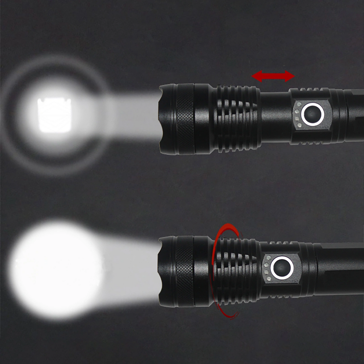 Φακός LED WZK WLT-15W, 1500lm, IP65