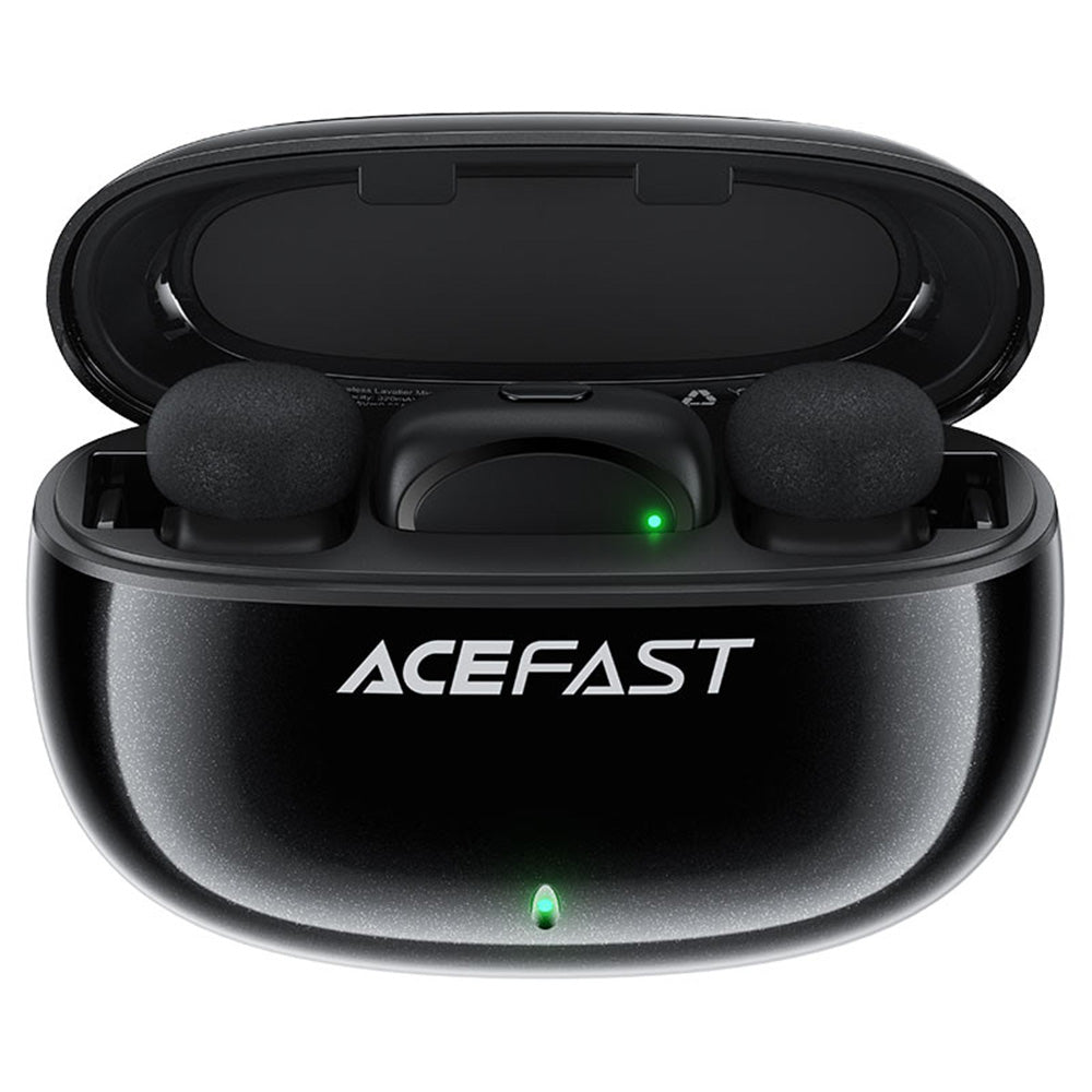 Lavaliera Acefast R2, USB-C, Σετ 2 τεμάχια, Μαύρη