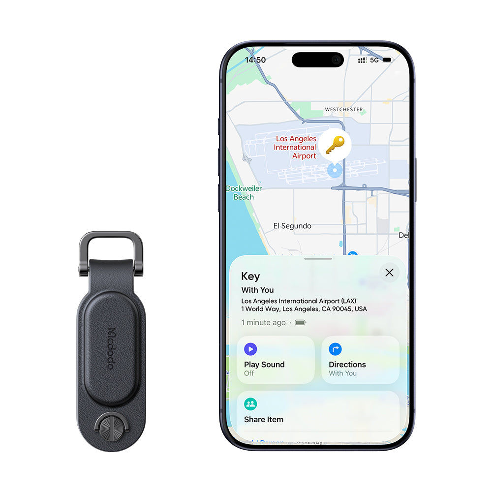 Mcdodo SmartTag Κλειδιά Napa Pro AT-3830 για iOS Series, Μαύρο