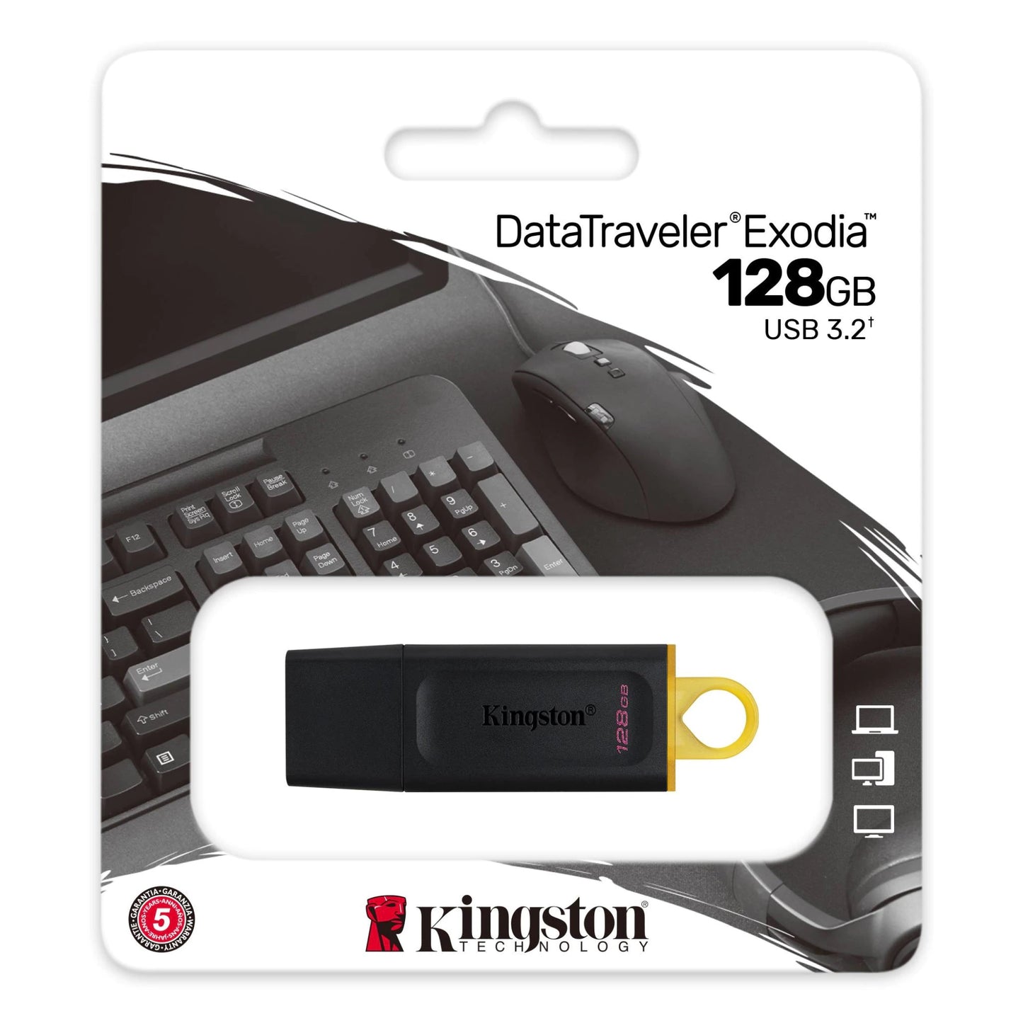 Εξωτερική Μνήμη USB-A 3.2 Kingston DT Exodia, 128Gb DTX/128GB