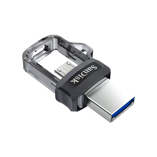 Εξωτερική Μνήμη USB-A 3.0 / microUSB SanDisk Ultra Dual Drive, 64Gb SDDD3-064G-G46
