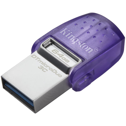 Εξωτερική μνήμη USB-A 3.2 / USB-C Kingston microDuo 3C, 64Gb DTDUO3CG3/64GB