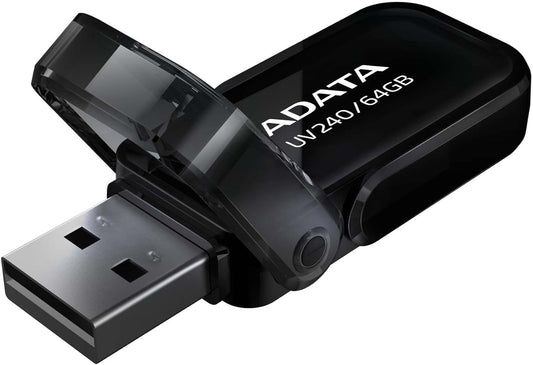 Εξωτερική μνήμη USB-A Adata UV240 UV240, 32 GB AUV240-32G-RBK AUV240-32G-RBK