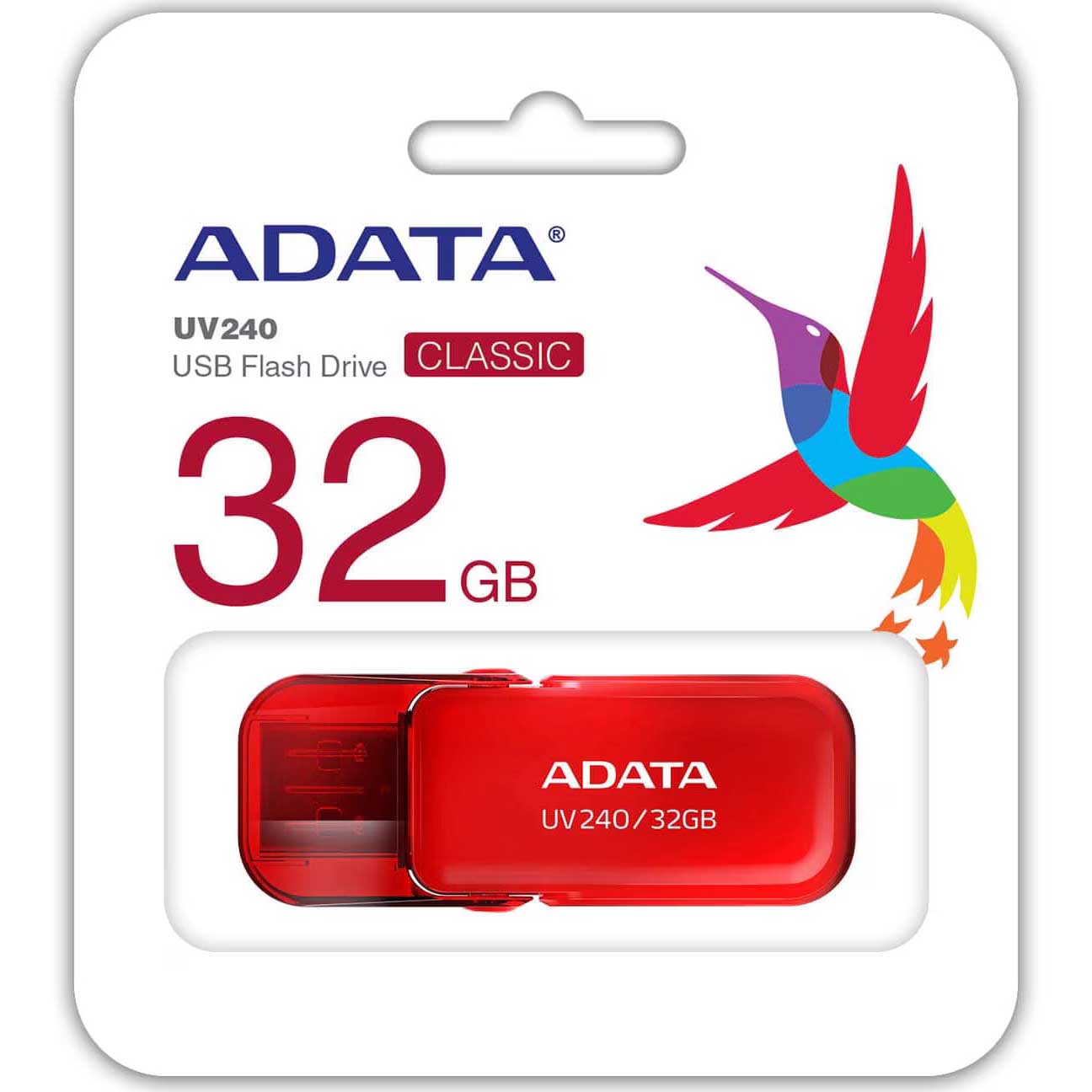 Εξωτερική μνήμη USB-A Adata UV240 UV240, 32Gb AUV240-32G-RRD AUV240-32G-RRD