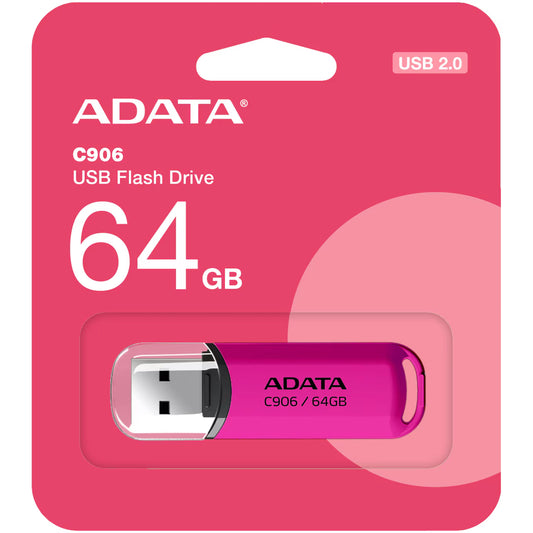Εξωτερική μνήμη USB-A Adata C906, 64Gb AC906-64G-RPP