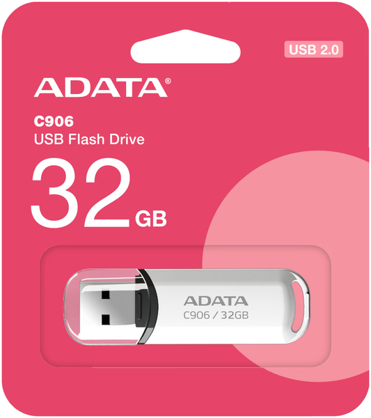 Εξωτερική Μνήμη USB-A Adata C906, 32Gb AC906-32G-RWH