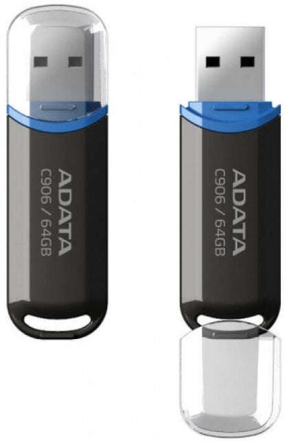 Εξωτερική Μνήμη USB-A Adata C906, 64Gb AC906-64G-RBK