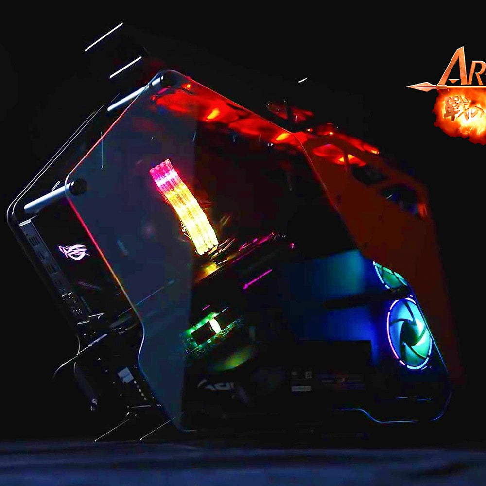 Μνήμη RAM Dato Ares Armor, DDR4, RGB, 8GB, 3200Mhz, CL16, Μαύρη