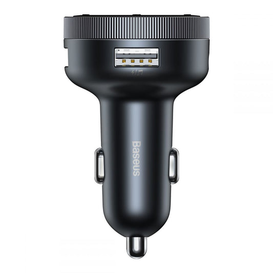 Baseus Enjoy Bluetooth FM Modulator, Mp3 Player, 2 x USB, μαύρο CCLH-01