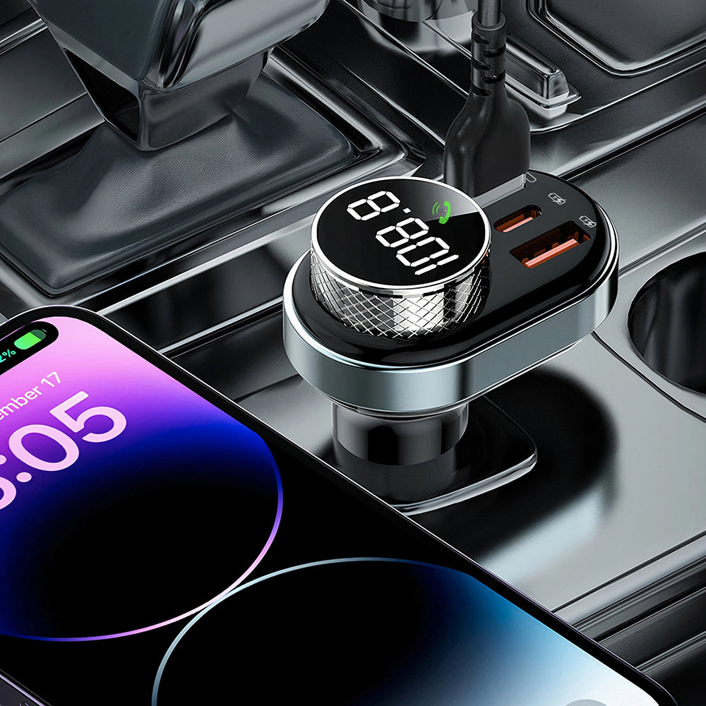 Modulator FM Bluetooth Proove, 2 x USB-A - 1 x USB-C - 1 x microSD FMSL30110001