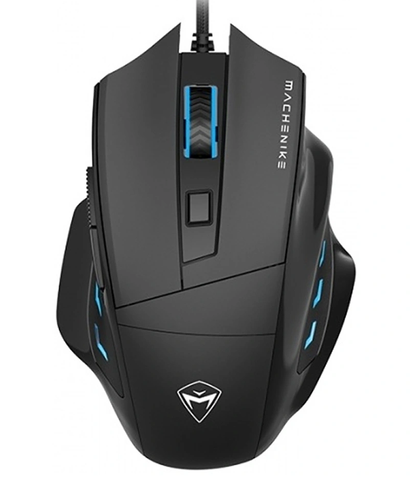 Wired USB Gaming Mouse Machenike M3, RGB, 3200DPI, Black
