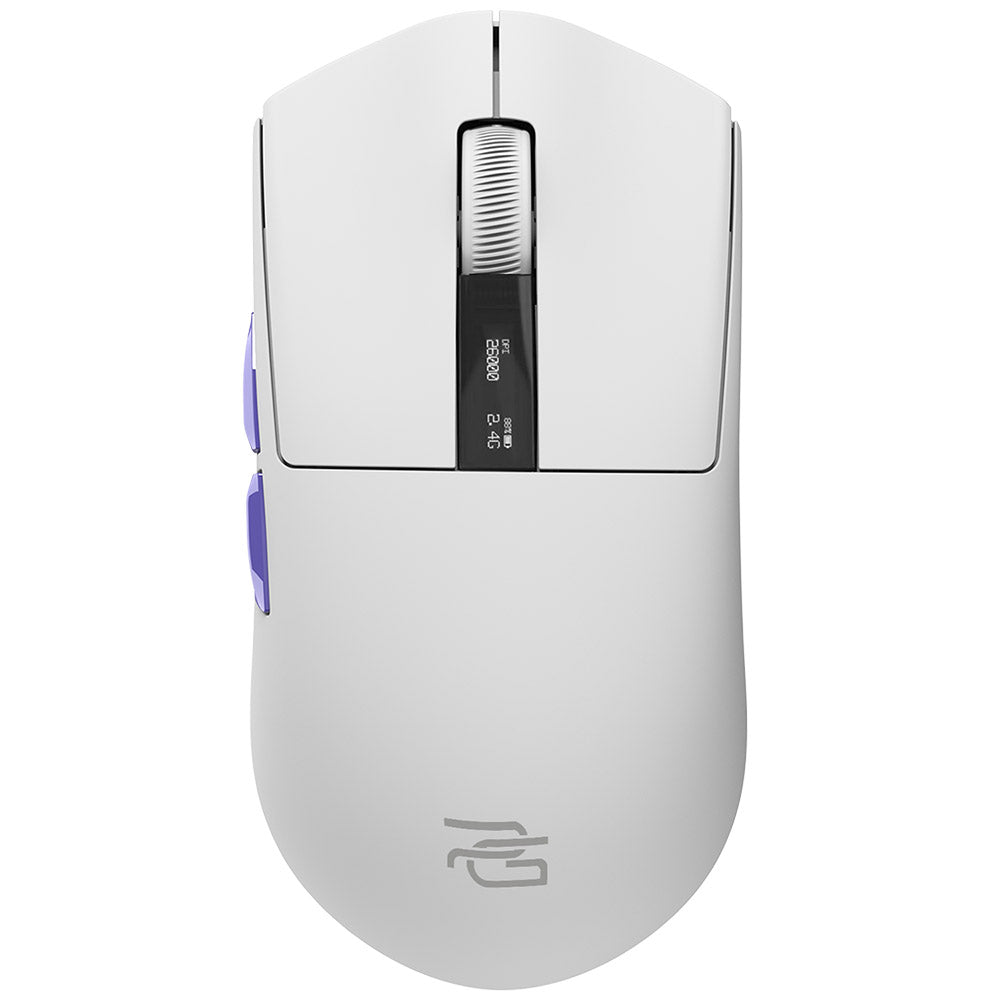 Mouse Gaming Wireless Proove Jester, 800DPI - 26000DPI, Οθόνη OLED, Λευκό WMJS00022002