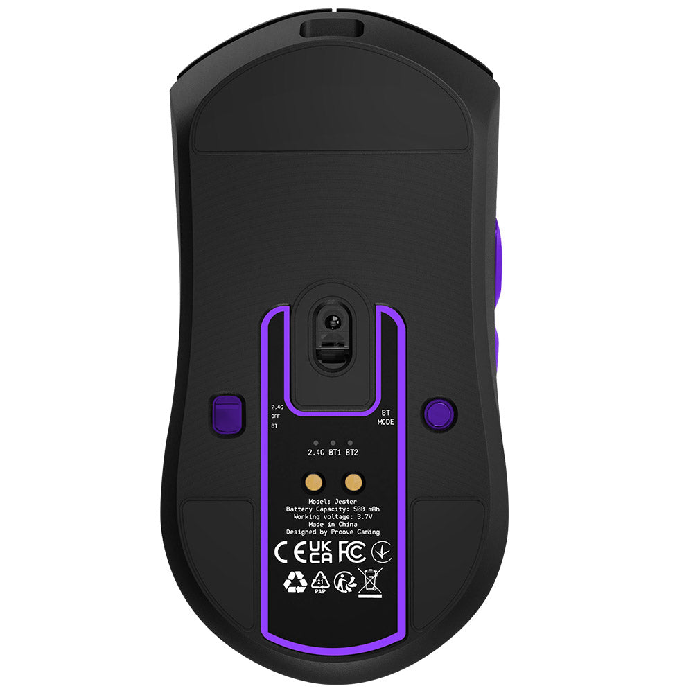 Mouse Gaming Wireless Proove Jester, 800DPI - 26000DPI, Οθόνη OLED, Μαύρο WMJS00022001