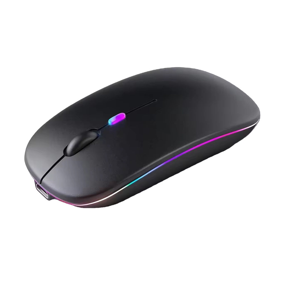 Mouse Wireless Techsuit M1, RGB, 1600DPI, BT / Wi-Fi, Μαύρο