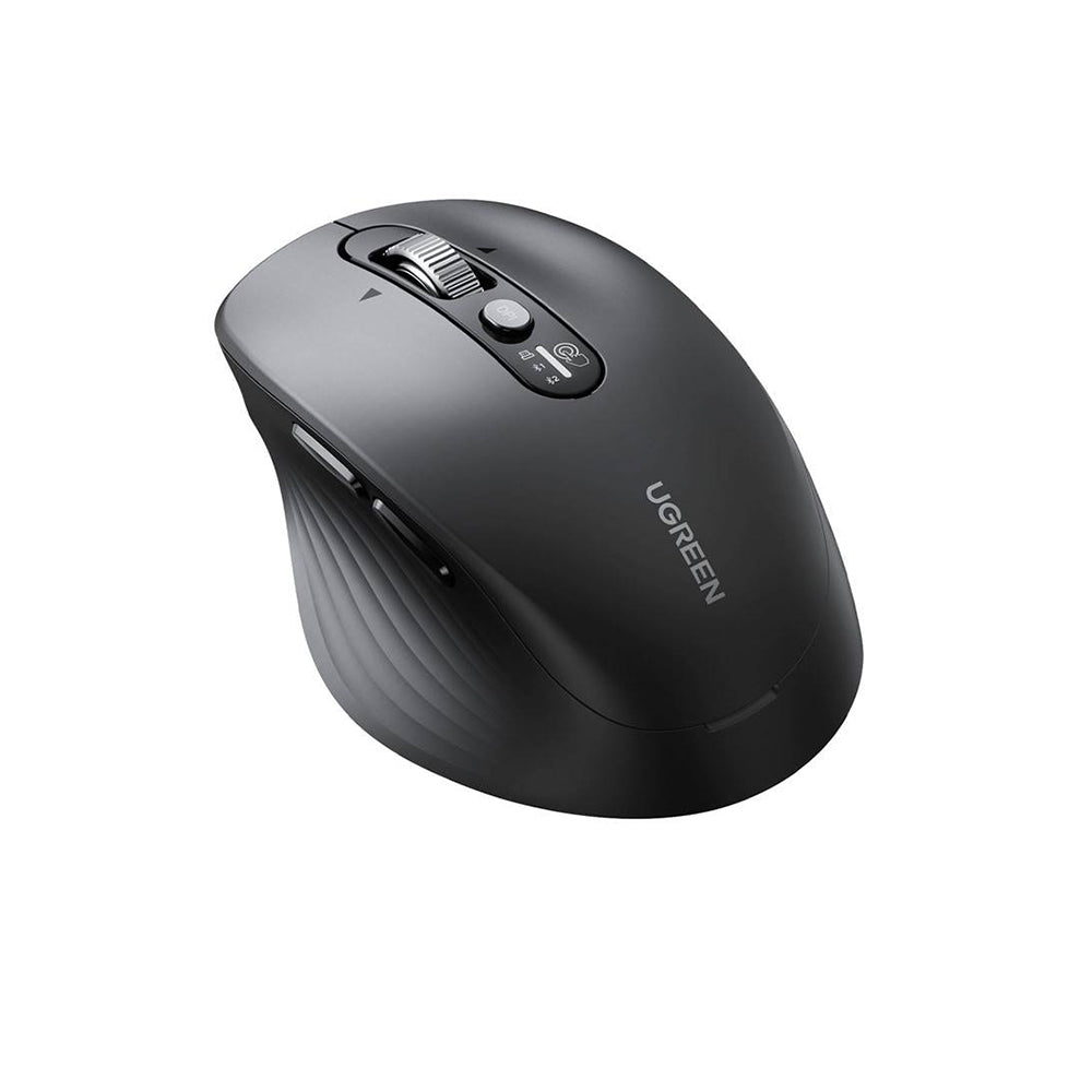 Ασύρματο Ποντίκι UGREEN M752 (75498B), 5000DPI, BT / Wi-Fi, Μαύρο