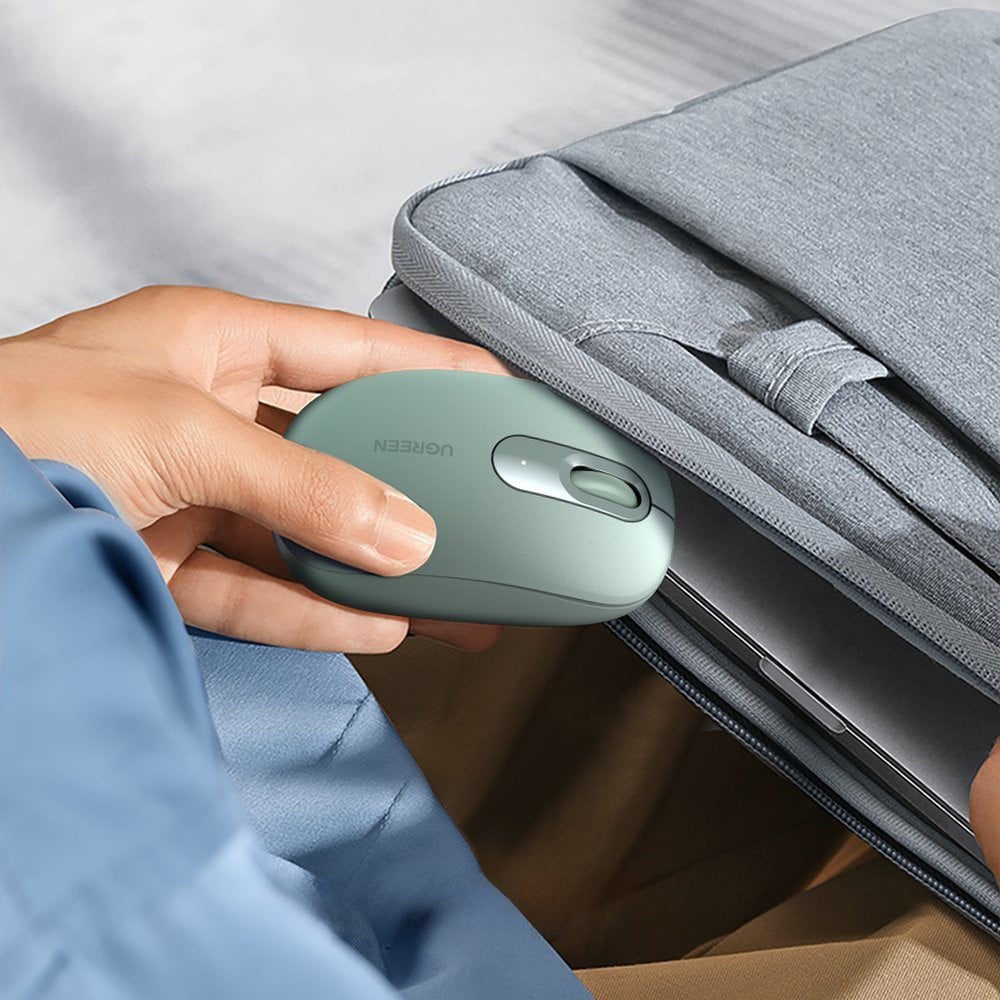 Mouse Wireless UGREEN MU105, 2400DPI, Πράσινο