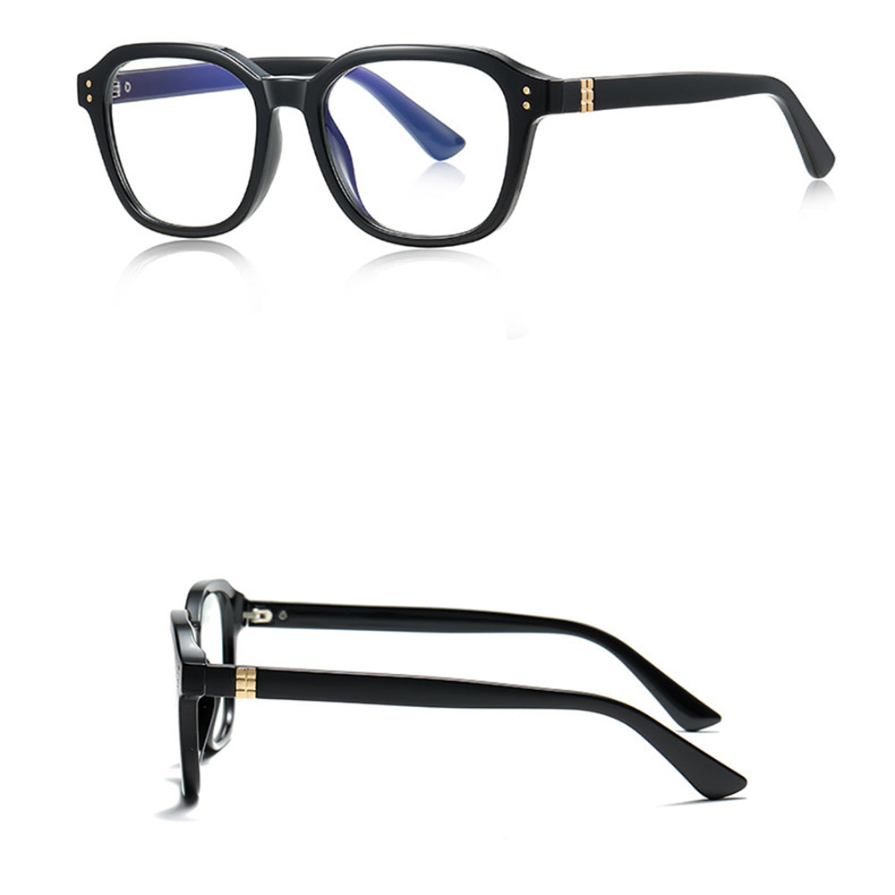 Techsuit 2227 Men's Computer Glasses, Anti-Blue Light, Black