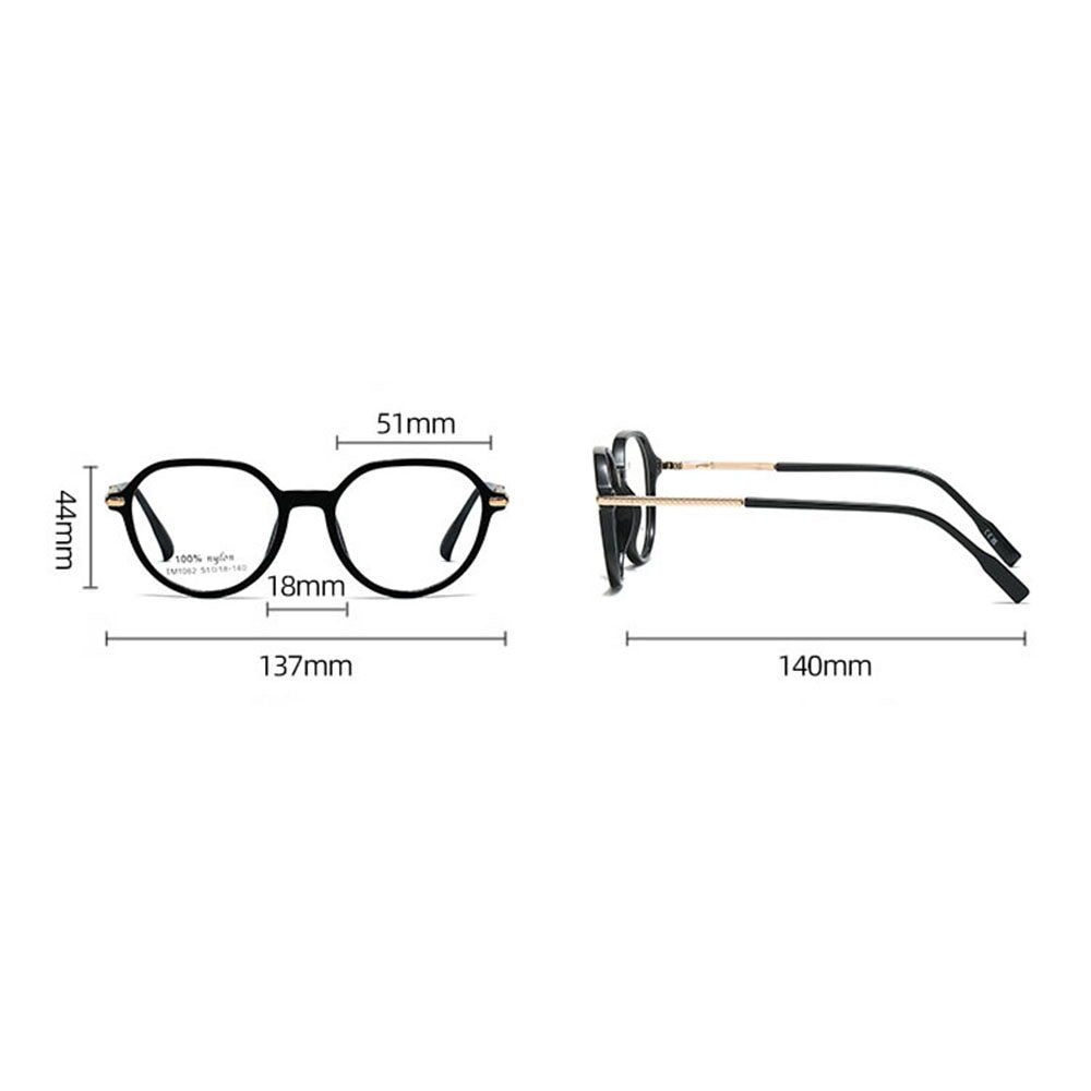 Γυαλιά Υπολογιστή Unisex Techsuit TM1062, Αντι-Μπλε Φως, Ανοιχτό Καφέ