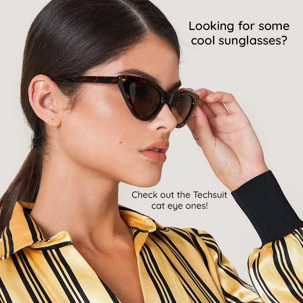Γυναικεία Γυαλιά Ηλίου Techsuit 5040, Μαύρα