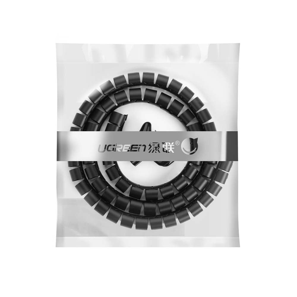 Οργανωτής Καλωδίων UGREEN LP121, 25mm, 1.5m, Μαύρο