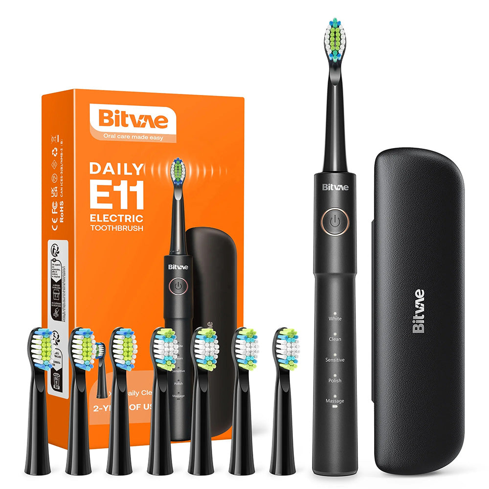 Bitvae E11 Electric Toothbrush, Black