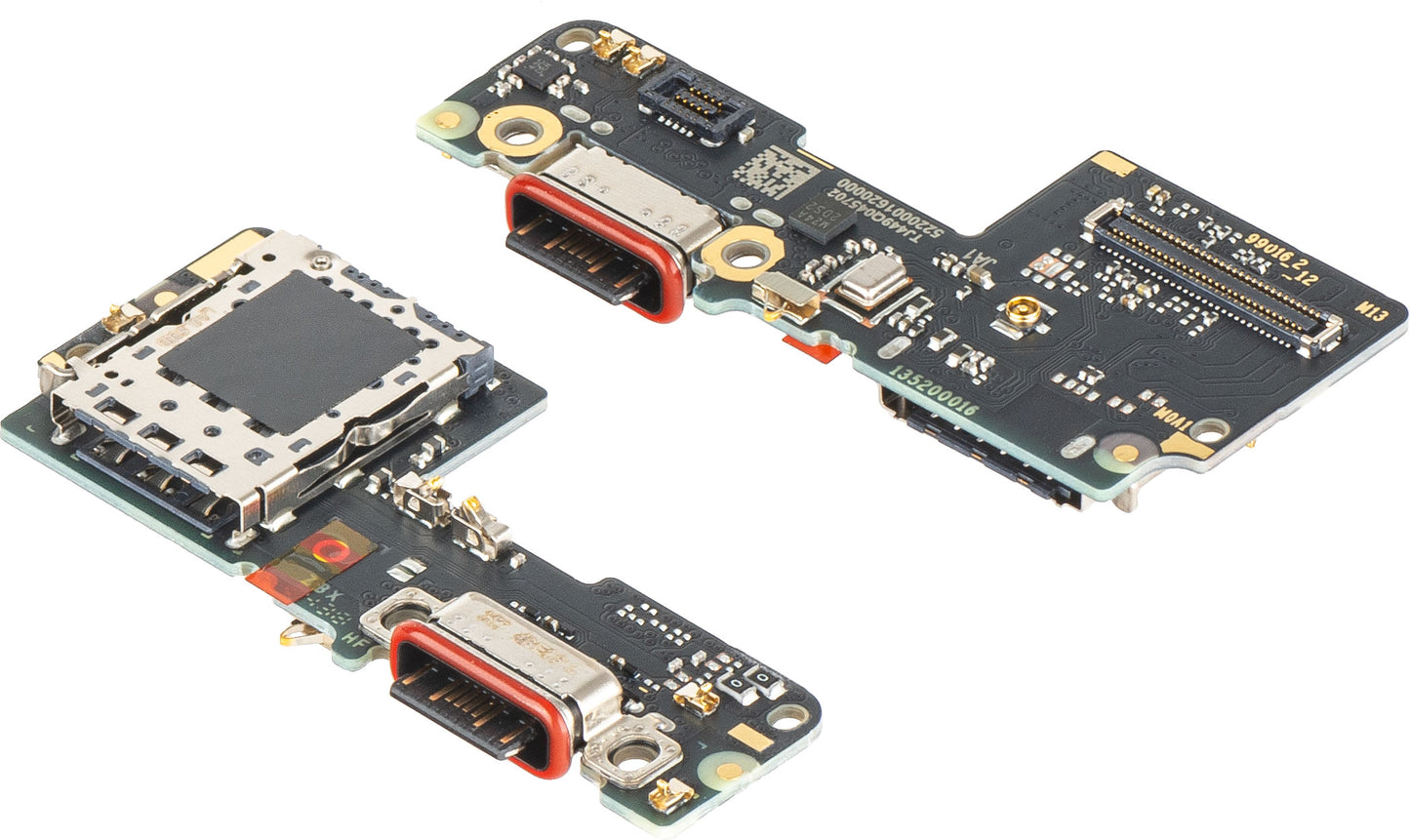 Πλακέτα με Συνδετήρα Φόρτισης - Μικρόφωνο - Μονάδα Ανάγνωσης SIM Xiaomi Redmi Note 14 Pro 5G, Service Pack 56002600O1600