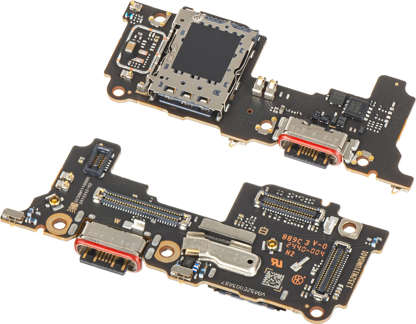 Πλακέτα με Συνδετήρα Φόρτισης - Μικρόφωνο - Μονάδα Ανάγνωσης SIM Xiaomi Poco F6 Pro, Service Pack 5600170N1100