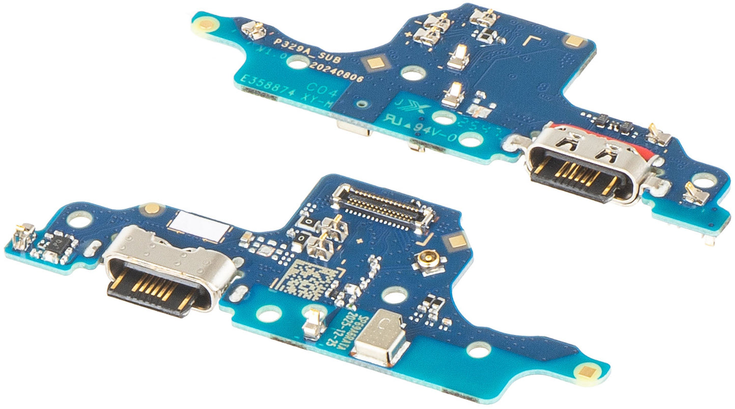 Πλακέτα με Συνδετήρα Φόρτισης - Μικρόφωνο Motorola Moto G17 / G17 Power, Service Pack 5B28C32091