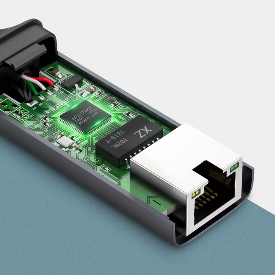Κάρτα δικτύου UGREEN CM199, RJ45, USB-C, γκρι