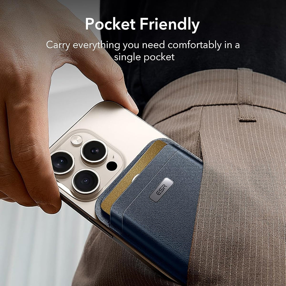 Πορτοφόλι Magsafe, ESR, Classic Geo, Μπλε Ναυτικό