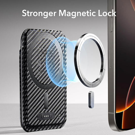 Πορτοφόλι Magsafe, ESR, Classic Geo Carbon, Μαύρο