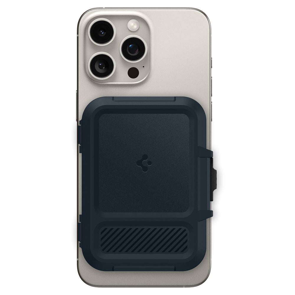 Πορτοφόλι Magsafe, Spigen, Lock Fit, Μαύρο