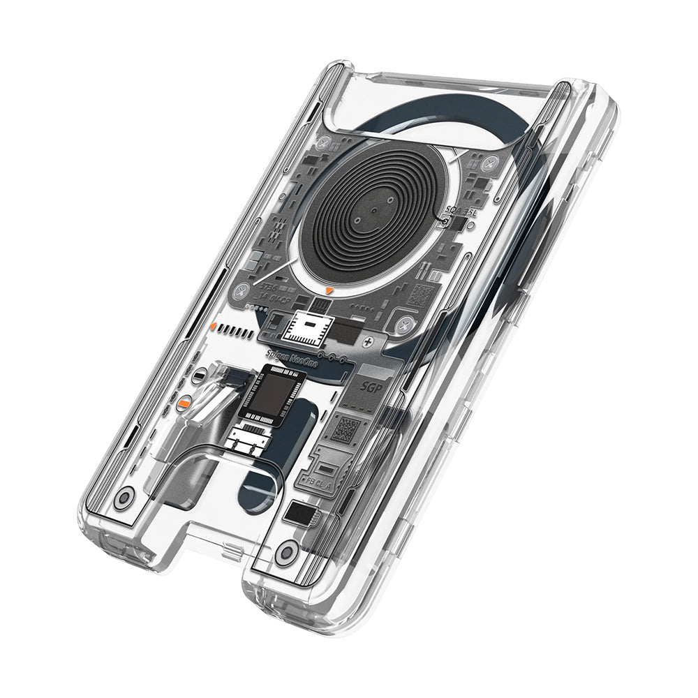 Πορτοφόλι MagSafe, Spigen, Ultra Hybrid Zero One, Διαφανές AFA11403