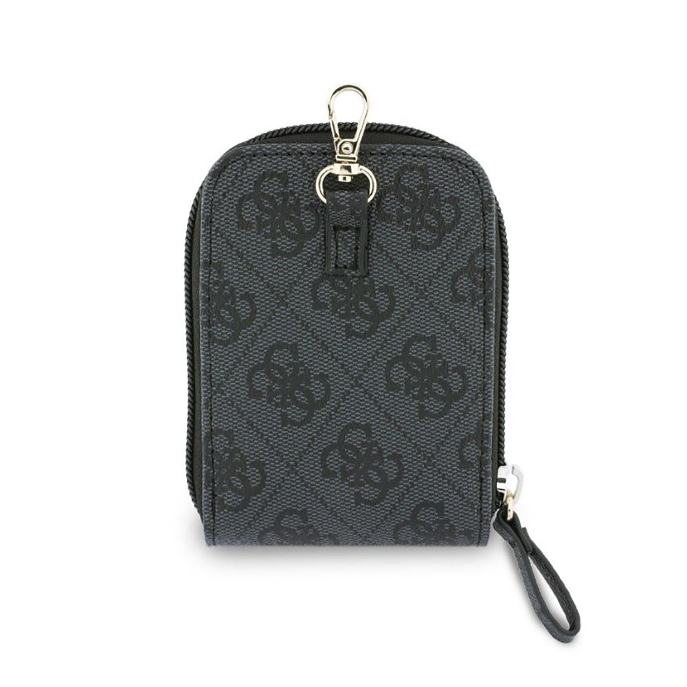 Πορτοφόλι και Λουράκι Τηλεφώνου Guess 4G Metal Logo, Μαύρο