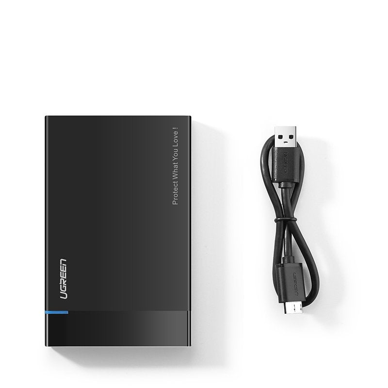 Rack UGREEN US221 για HDD / SSD SATA 2.5inch, USB 3.2, Μαύρο
