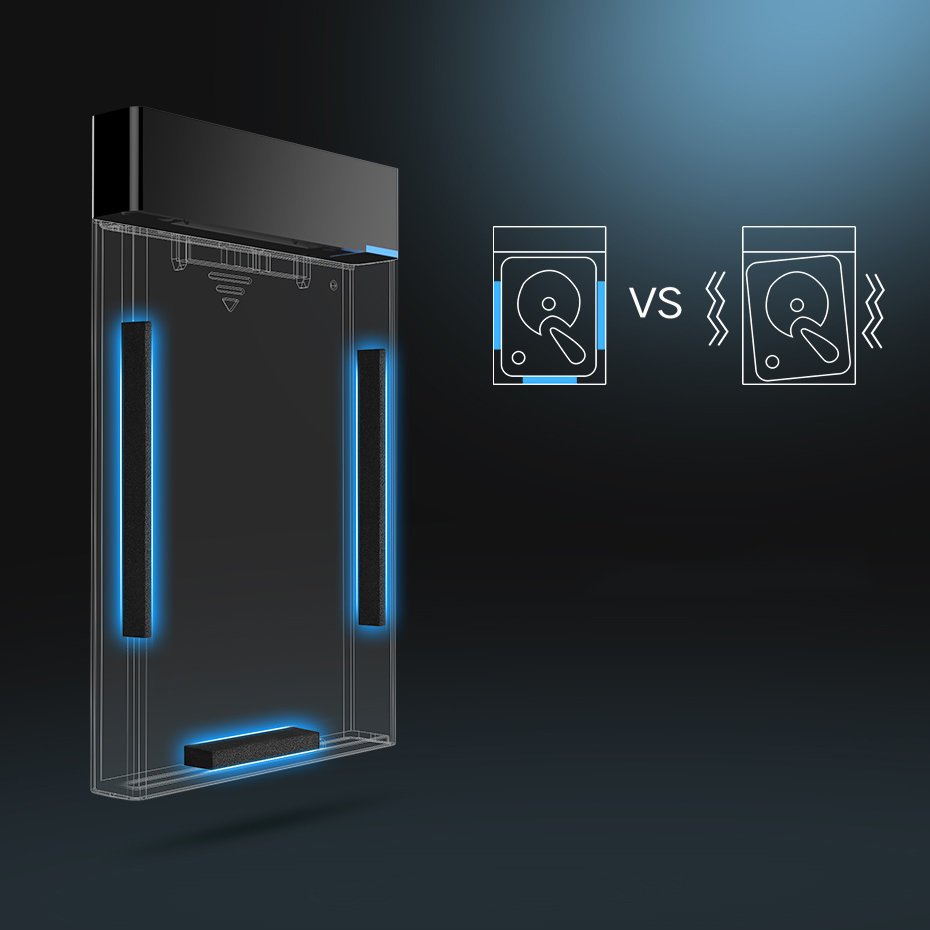 Rack UGREEN US221 για HDD / SSD SATA 2.5inch, USB 3.2, Μαύρο