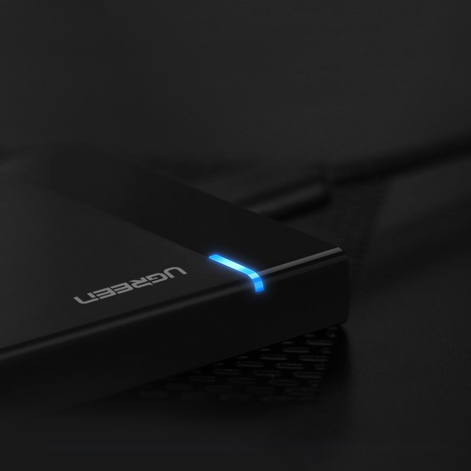 Rack UGREEN US221 για HDD / SSD SATA 2.5inch, USB 3.2, Μαύρο