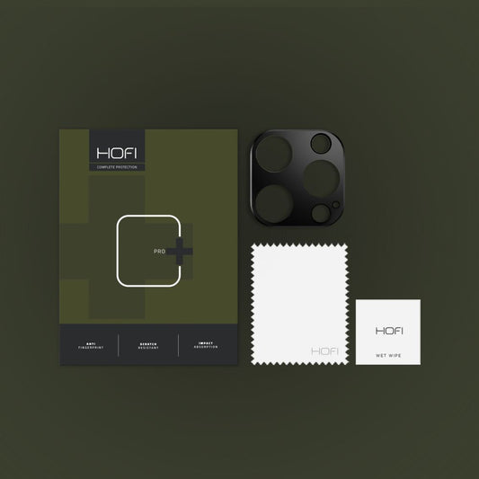 Προστατευτικό πλαίσιο πίσω κάμερας HOFI ALUCAM PRO+ για Apple iPhone 16 Pro Max / 16 Pro, Μαύρο