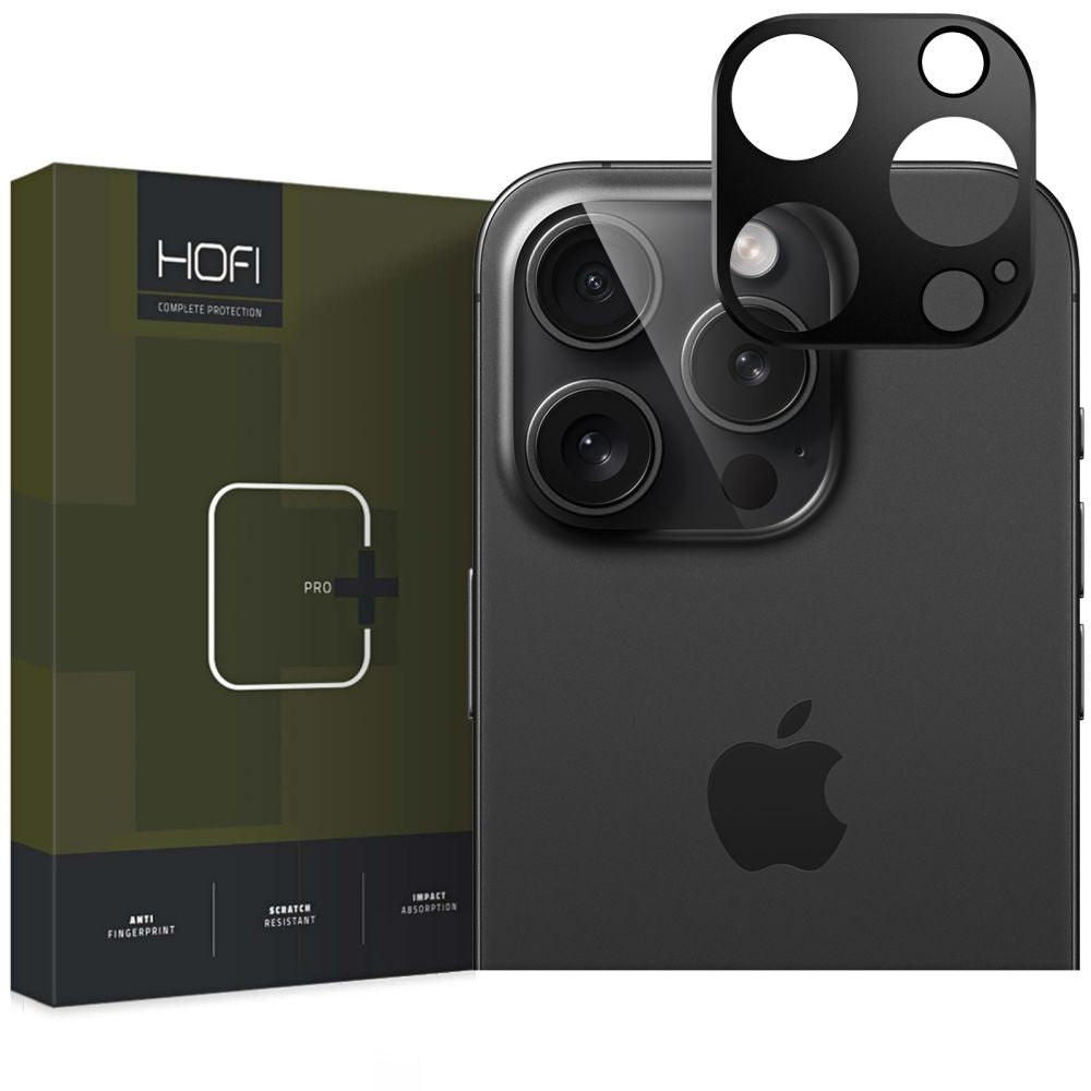 Προστατευτικό Πλαίσιο Κάμερας Πίσω HOFI ALUCAM PRO+ για Apple iPhone 16 Pro Max / 16 Pro, Μαύρο